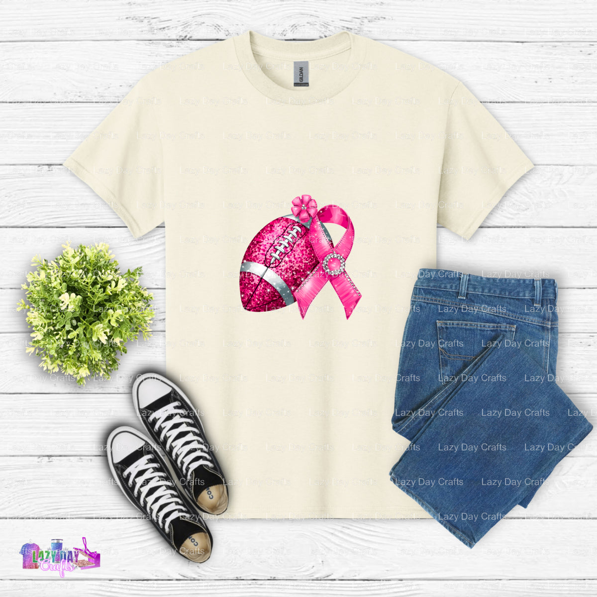FAITH HOPE CURE BREAST CANCER AWARENESS – DTF Transfer (view 2 of 2) – by Lazy Day Crafts – DTF Transfers – DTF Transfers,...
