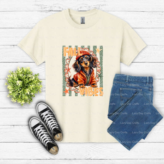 Fall Vibes Ready to Press DTF Transfer (view 2 of 2) – by Lazy Day Crafts – DTF Transfers – DTF Transfers, Premade DTF
