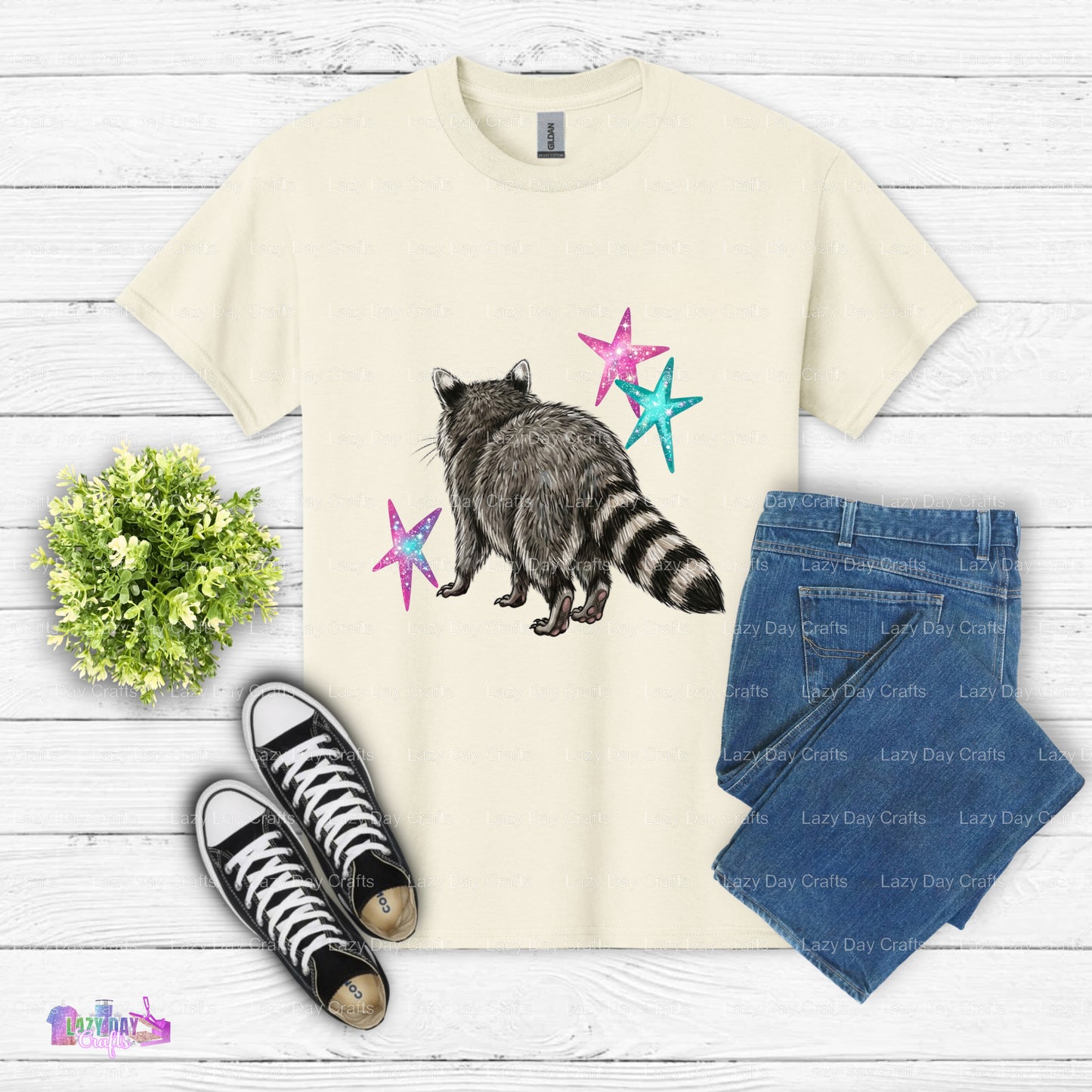 Racoon Back – Youth Celebration DTF Transfer