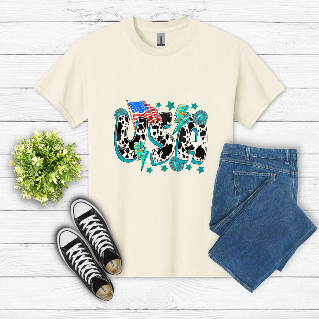 PATRIOTIC & FREE – 4th of July DTF Transfer