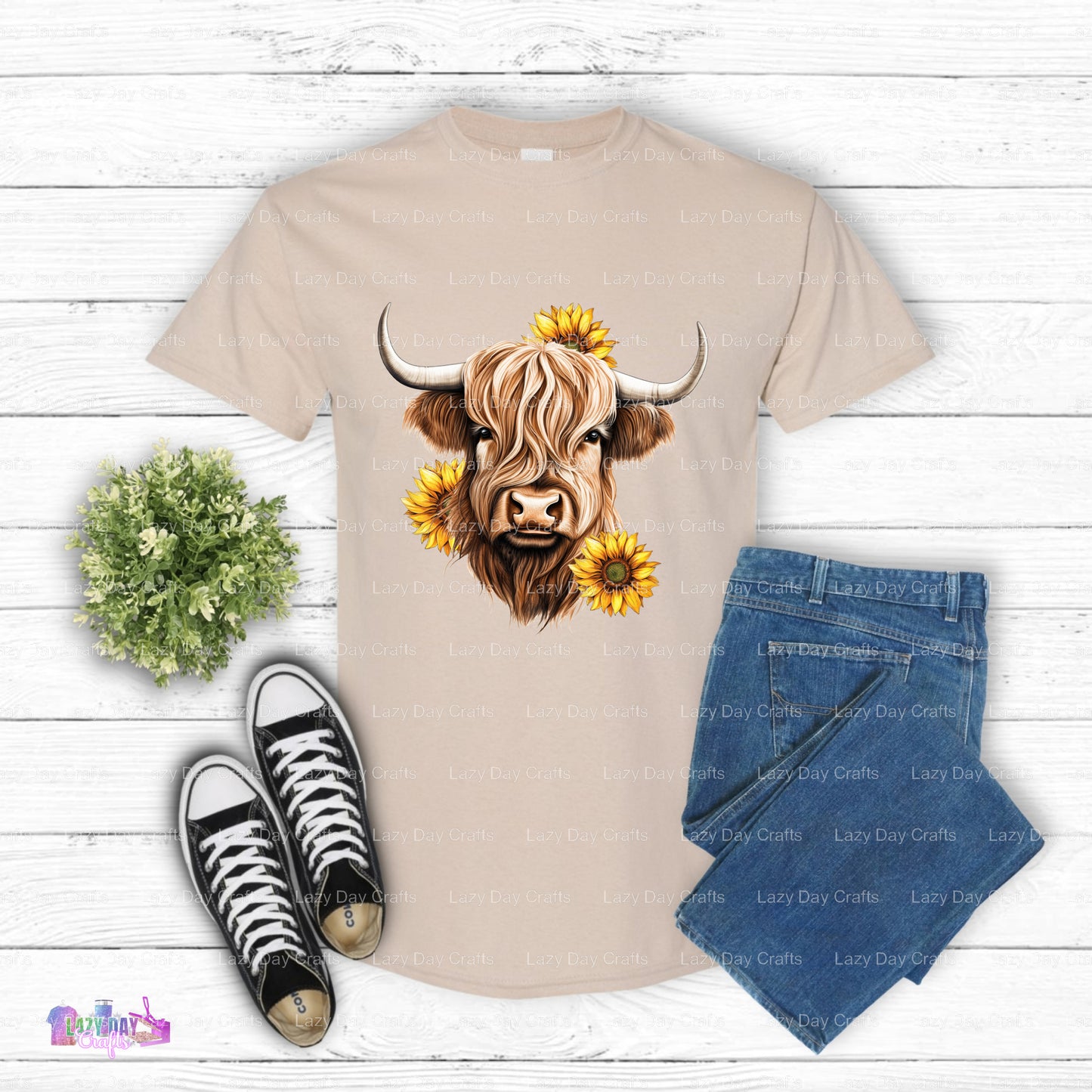 Cute Cow Face – Farm Animal DTF Transfer