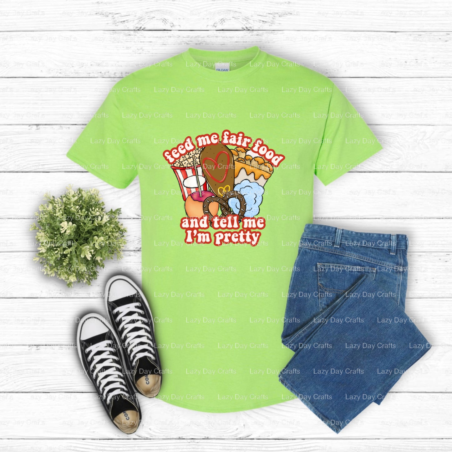FEED ME FAIR FOOD – 4H Farming DTF Transfer (view 1 of 2) – by Lazy Day Crafts – DTF Transfers – DTF Transfers, Premade DTF