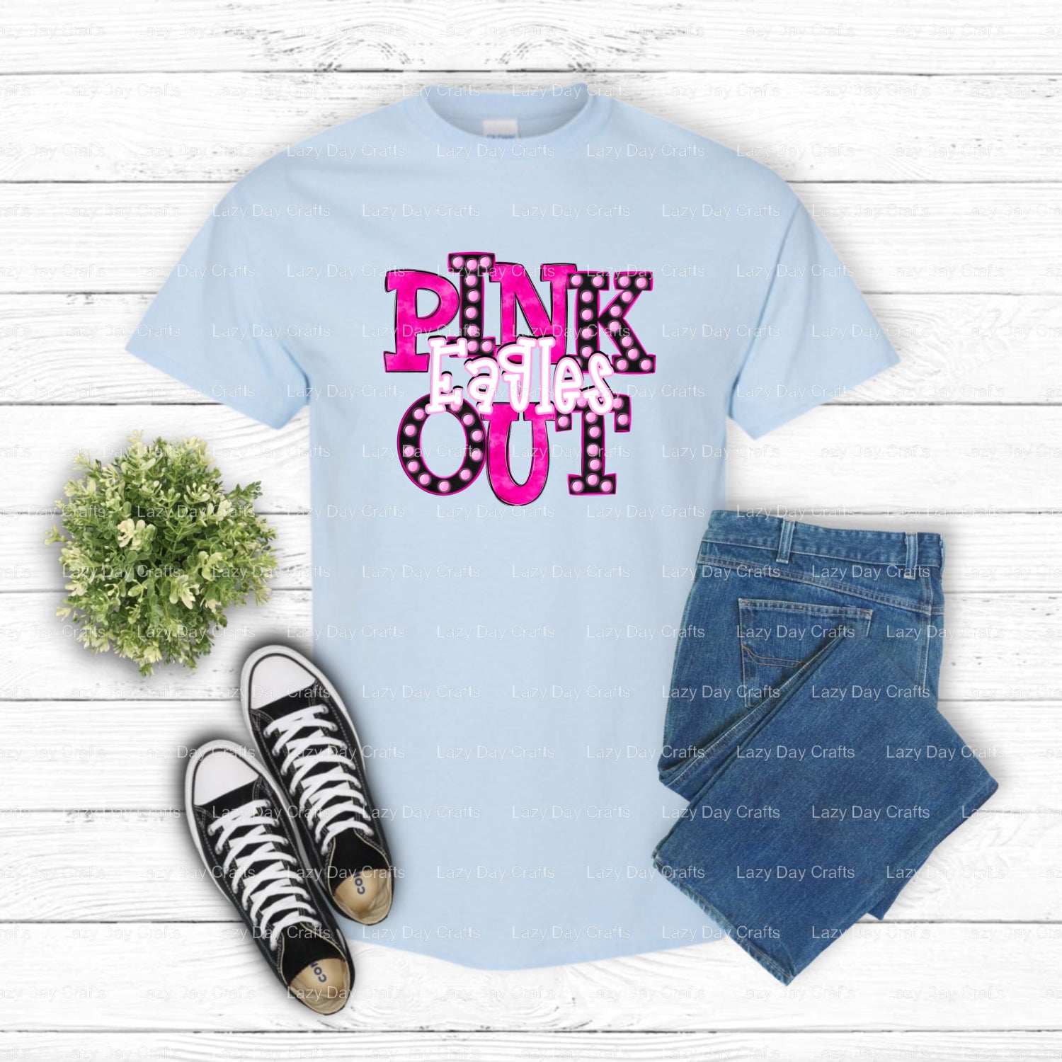 Fierce Eagle Head Mascot – School Spirit DTF Transfer (view 1 of 2) – by Lazy Day Crafts – DTF Transfers – School Mascot,...