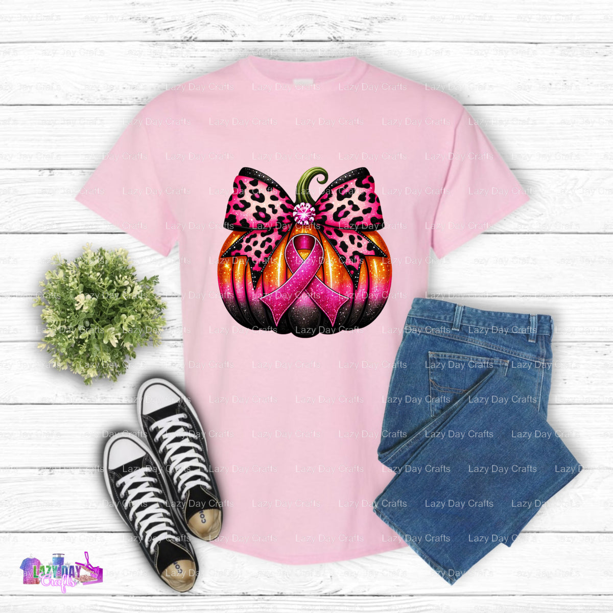 FIGHT LIKE A GIRL – Breast Cancer DTF Transfer (view 2 of 2) – by Lazy Day Crafts – DTF Transfers – DTF Transfers, DTF Tra...