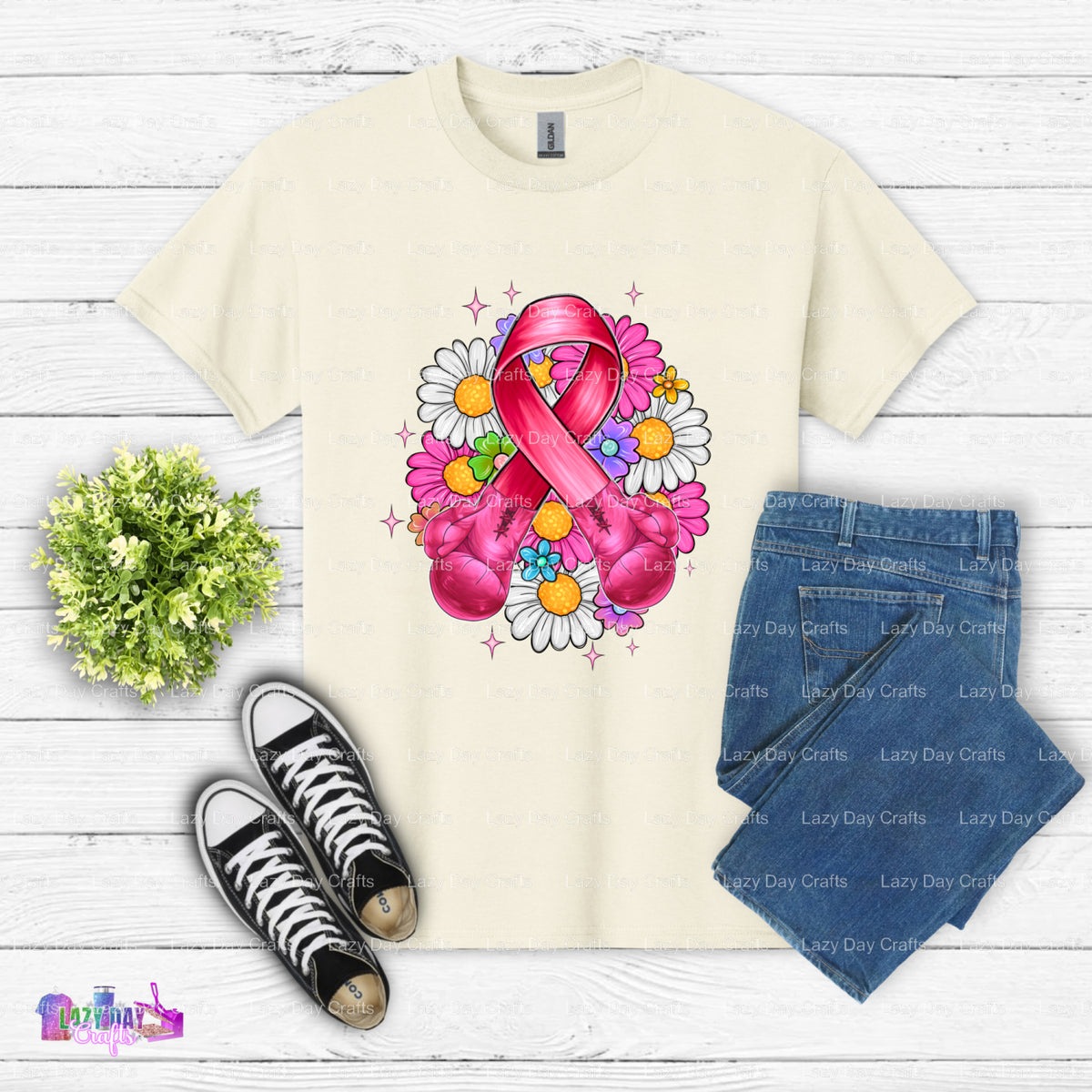 FIGHT LIKE A GIRL – DTF Transfer (view 2 of 2) – by Lazy Day Crafts – DTF Transfers – DTF Transfers, Premade DTF