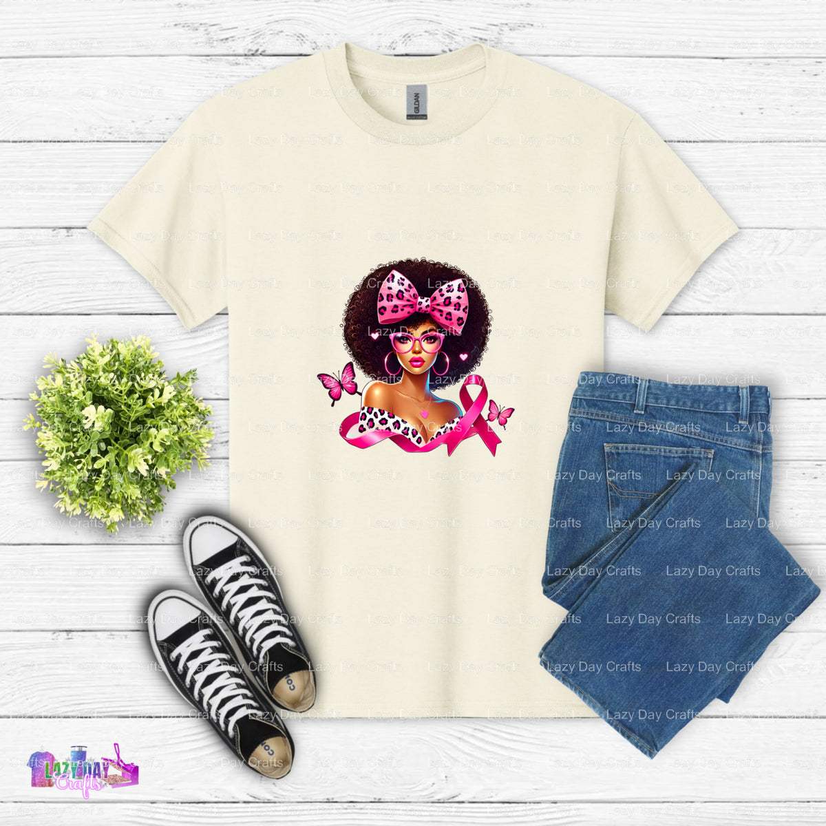 FIGHT LIKE A GIRL – DTF Transfer (view 2 of 2) – by Lazy Day Crafts – DTF Transfers – DTF Transfers, custom apparel