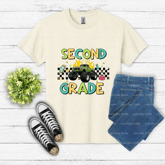 First Day of School – Premade DTF Transfer (view 1 of 2) – by Lazy Day Crafts – DTF Transfers – DTF Transfers, Premade DTF