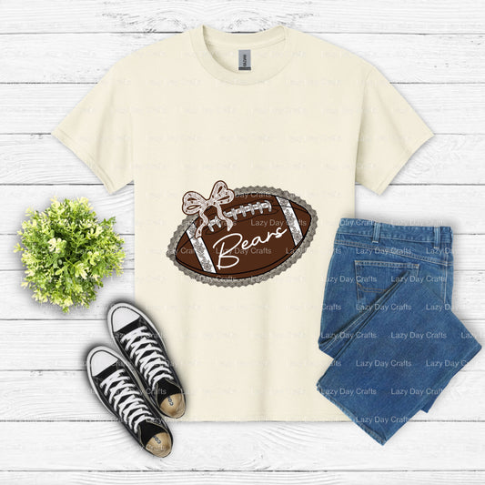 Flexing Bear Mascot School Spirit – DTF Transfer (view 1 of 2) – by Lazy Day Crafts – DTF Transfers – School Spirit, DTF T...