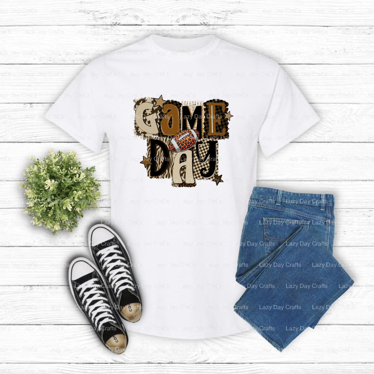 FOOTBALL – DTF Transfer (view 2 of 2) – by Lazy Day Crafts – DTF Transfers – DTF Transfers, Premade DTF