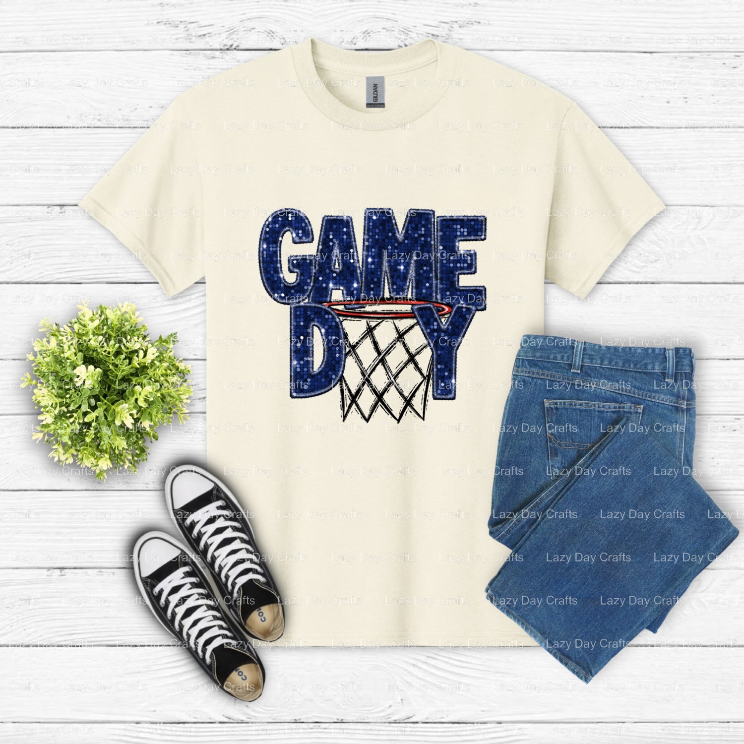 GAME DAY BASKETBALL – DTF Transfer (view 1 of 2) – by Lazy Day Crafts – DTF Transfers – DTF Transfers, Premade DTF