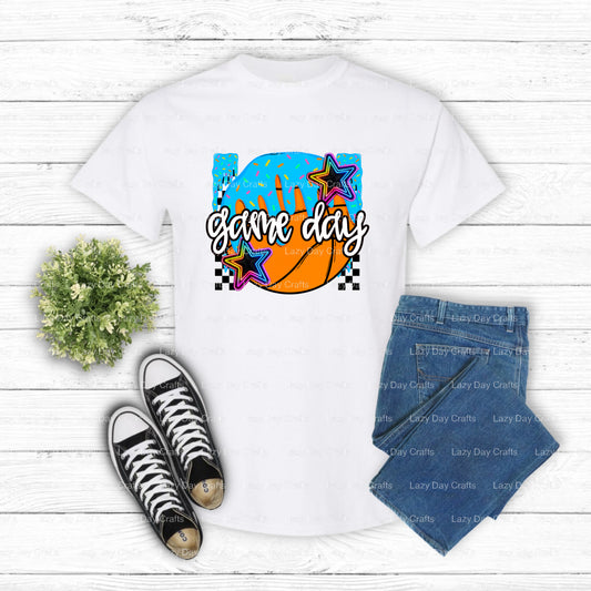 GAME DAY – Basketball DTF Transfer (view 1 of 2) – by Lazy Day Crafts – DTF Transfers – Basketball, DTF Transfers