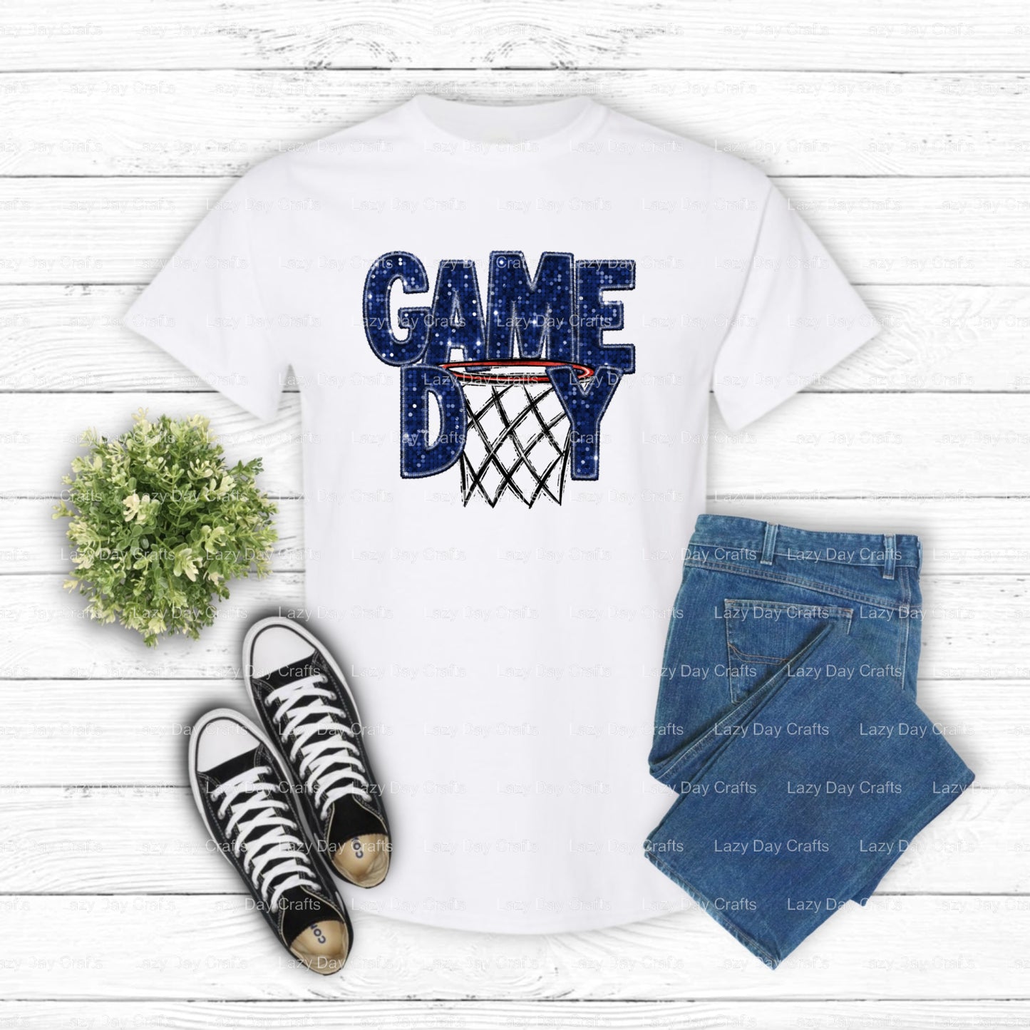 GAME DAY BASKETBALL – DTF Transfer (view 2 of 2) – by Lazy Day Crafts – DTF Transfers – DTF Transfers, Premade DTF