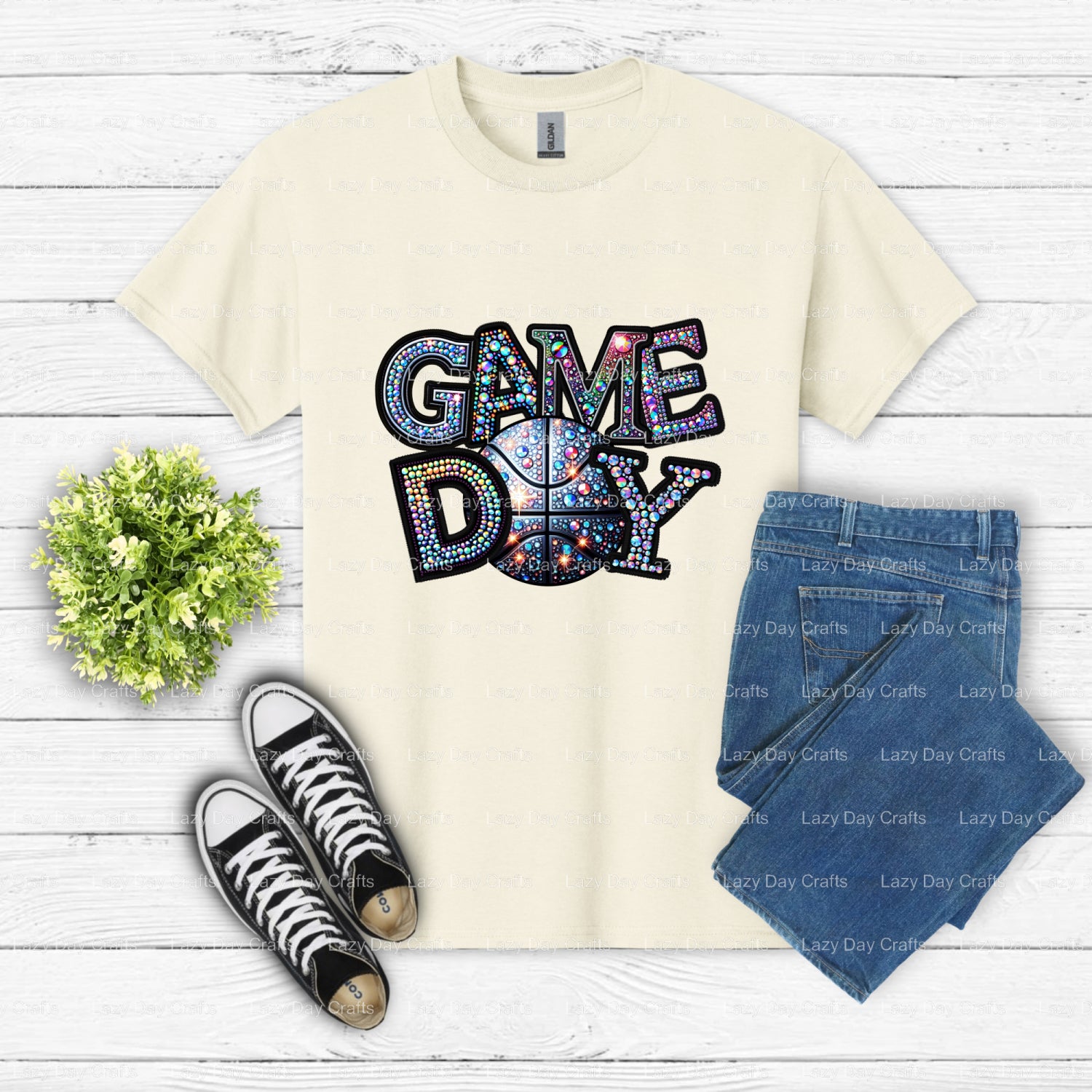 GAME DAY – Basketball DTF Transfer (view 2 of 2) – by Lazy Day Crafts – DTF Transfers – Basketball, DTF Transfers