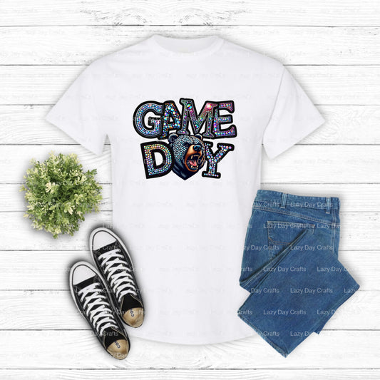 GAME DAY BEARS – School Mascot DTF Transfer (view 1 of 2) – by Lazy Day Crafts – DTF Transfers – School Spirit, School Mascot