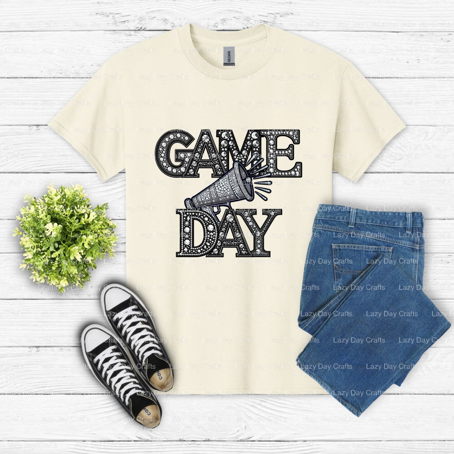 GAME DAY CHEER – cheer DTF Transfer (view 1 of 2) – by Lazy Day Crafts – DTF Transfers – DTF Transfers, Premade DTF