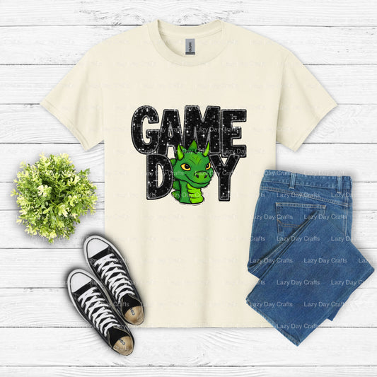 GAME DAY DRAGONS – School Mascot DTF Transfer (view 1 of 2) – by Lazy Day Crafts – DTF Transfers – School Mascot, DTF Tran...