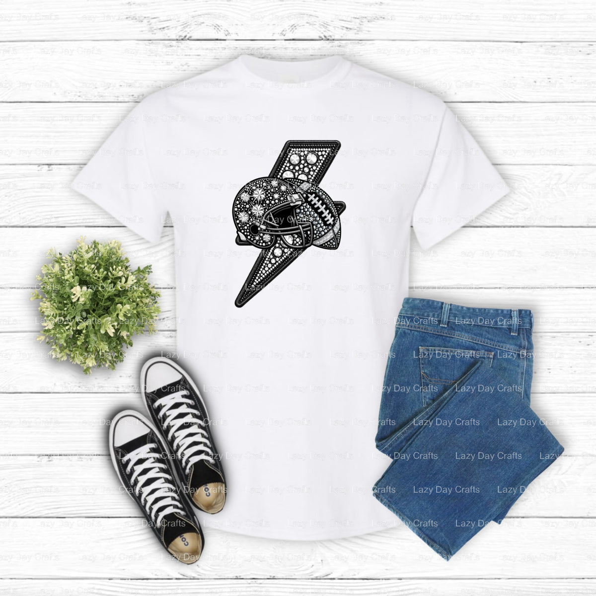 GAME DAY – Football DTF Transfer (view 1 of 2) – by Lazy Day Crafts – DTF Transfers – DTF Transfers, Premade DTF