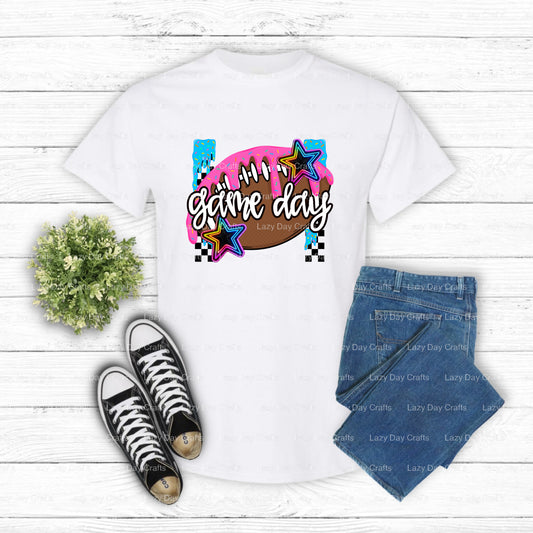 GAME DAY – Football DTF Transfer (view 1 of 2) – by Lazy Day Crafts – DTF Transfers – DTF Transfers, Premade DTF