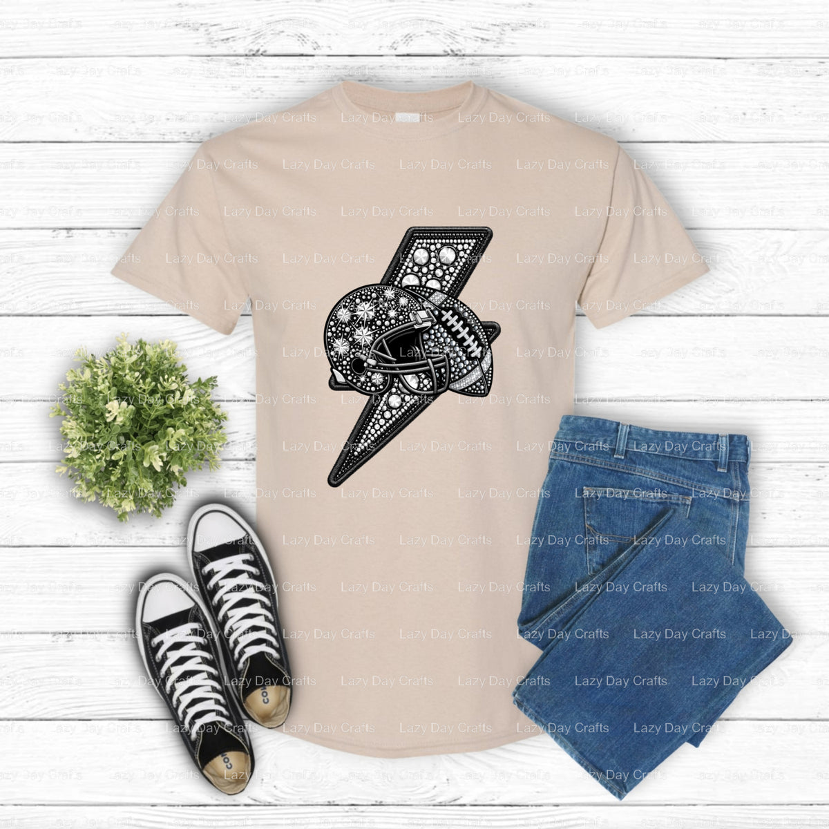 GAME DAY – Football DTF Transfer (view 2 of 2) – by Lazy Day Crafts – DTF Transfers – DTF Transfers, Premade DTF
