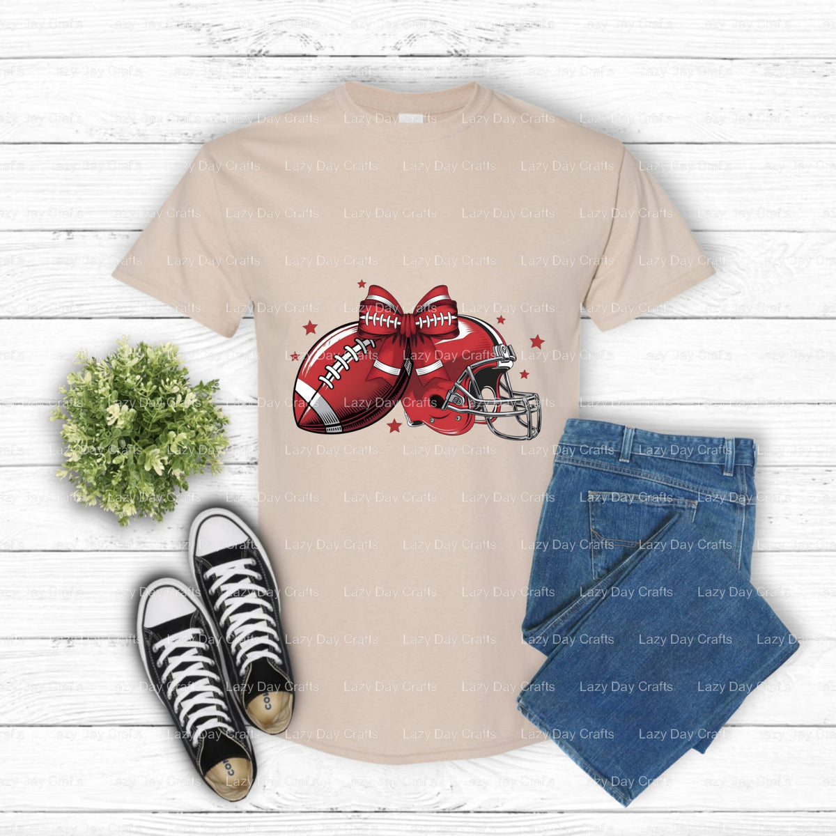 GAME DAY – Football DTF Transfer (view 2 of 2) – by Lazy Day Crafts – DTF Transfers – DTF Transfers, Premade DTF