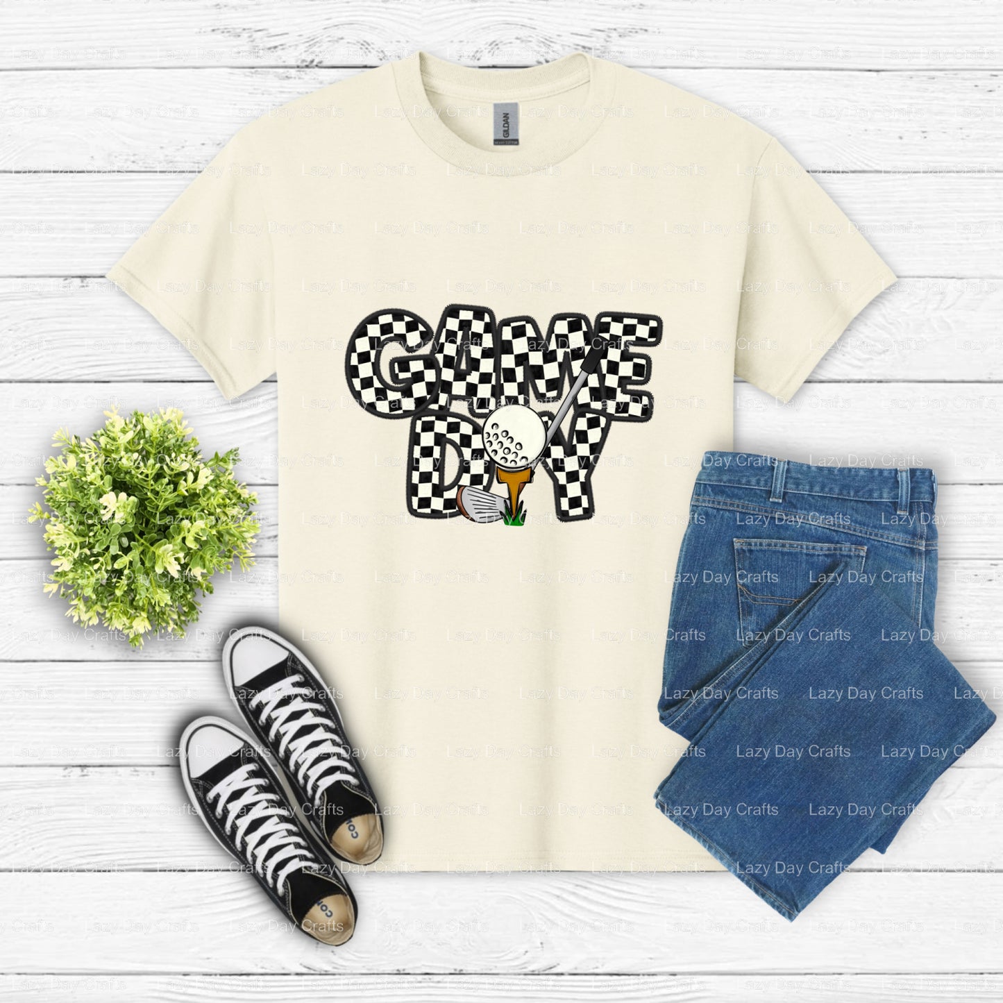 GAME DAY GOLF – Golf DTF Transfer (view 2 of 2) – by Lazy Day Crafts – DTF Transfers – DTF Transfers, Premade DTF