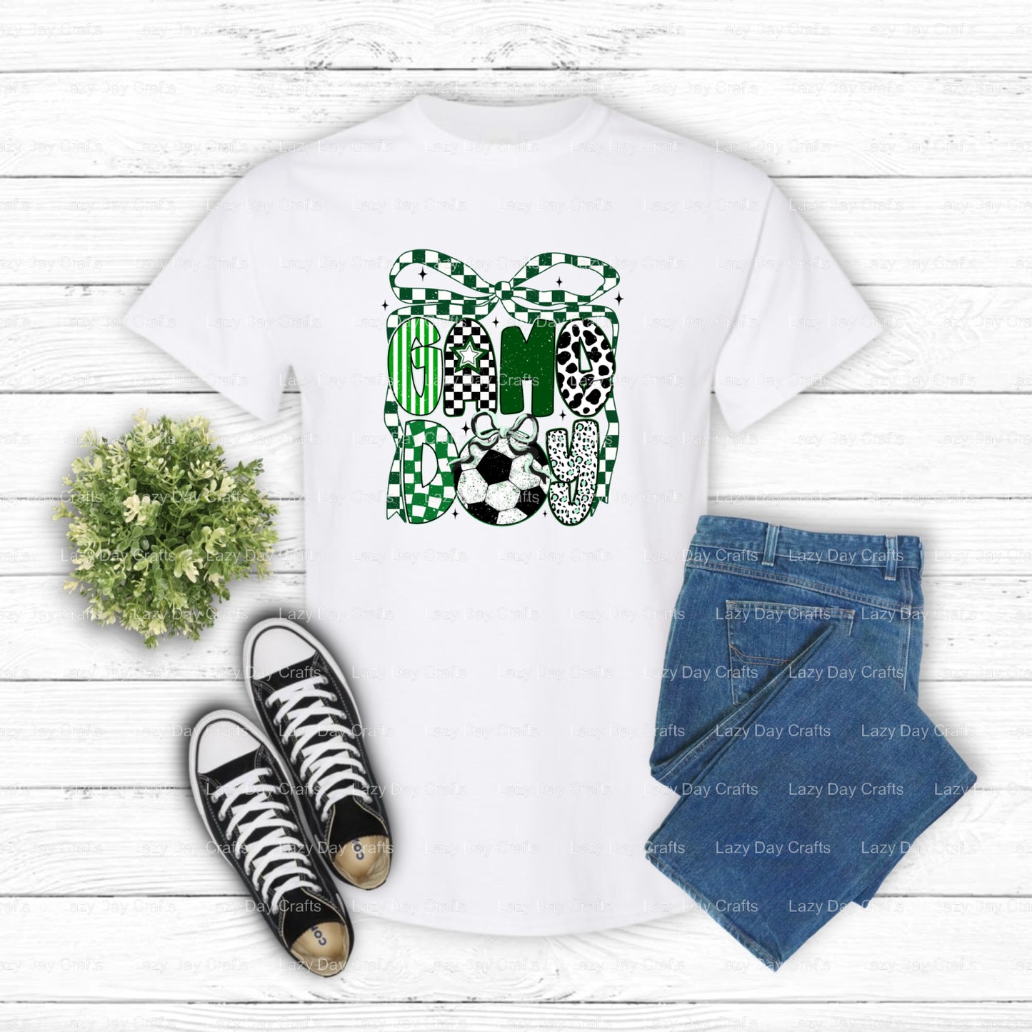 GAME DAY – Soccer DTF Transfer (view 2 of 2) – by Lazy Day Crafts – DTF Transfers – Soccer, DTF Transfers