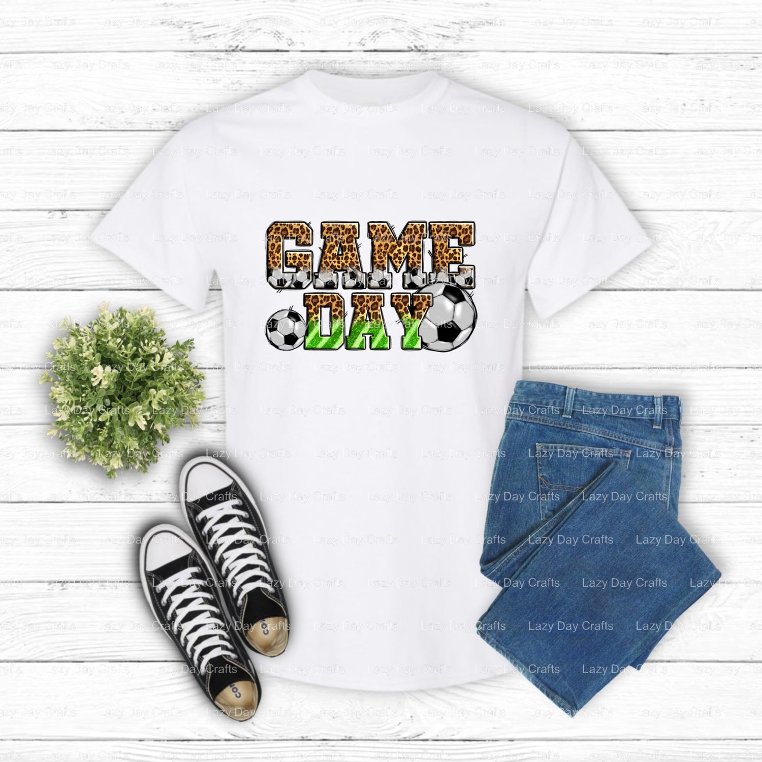 GAME DAY SOCCER MOM – DTF Transfer (view 1 of 2) – by Lazy Day Crafts – DTF Transfers – DTF Transfers, Premade DTF