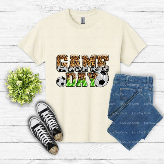 GAME DAY SOCCER MOM – DTF Transfer (view 2 of 2) – by Lazy Day Crafts – DTF Transfers – DTF Transfers, Premade DTF