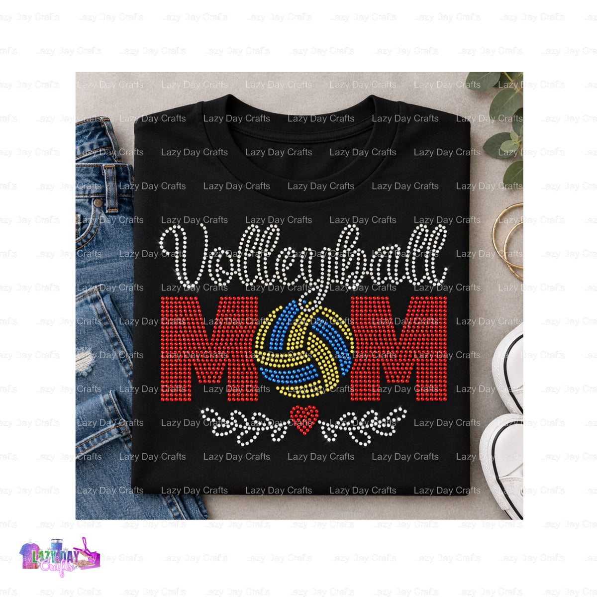 GAME DAY – Spangle Transfer – by Lazy Day Crafts – Spangle Transfers – Spangle Transfers, Premade DTF