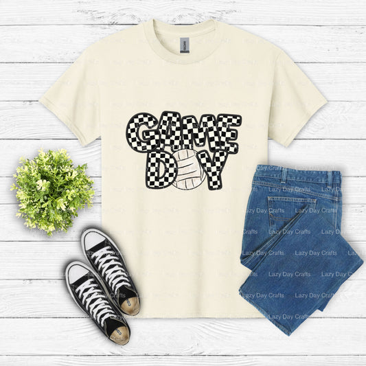GAME DAY VOLLEYBALL SOCCER – DTF Transfer (view 2 of 2) – by Lazy Day Crafts – DTF Transfers – DTF Transfers, custom apparel