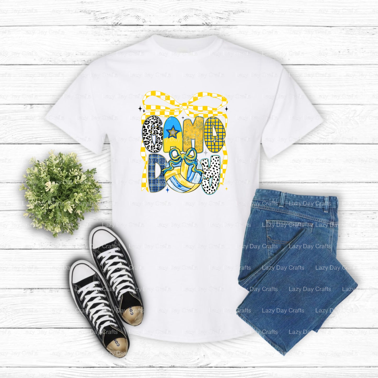 GAME DAY Volleyball – Volleyball DTF Transfer (view 1 of 2) – by Lazy Day Crafts – DTF Transfers – Volleyball, DTF Transfers