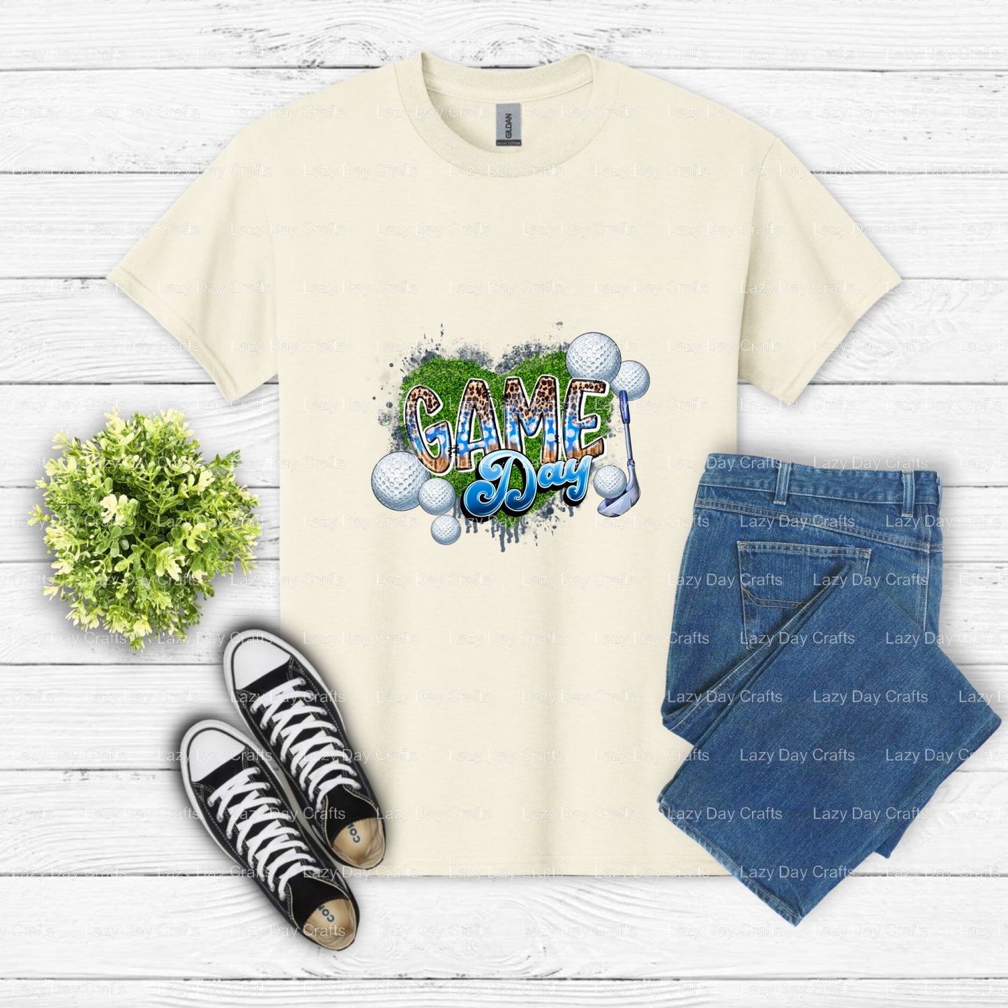 GAMEDAY GOLF – Golf DTF Transfer (view 2 of 2) – by Lazy Day Crafts – DTF Transfers – DTF Transfers, Premade DTF