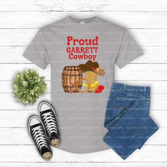 Garrett Cowboys School Mascot – DTF Transfer (view 1 of 2) – by Lazy Day Crafts – DTF Transfers – School Mascot, Ready to...