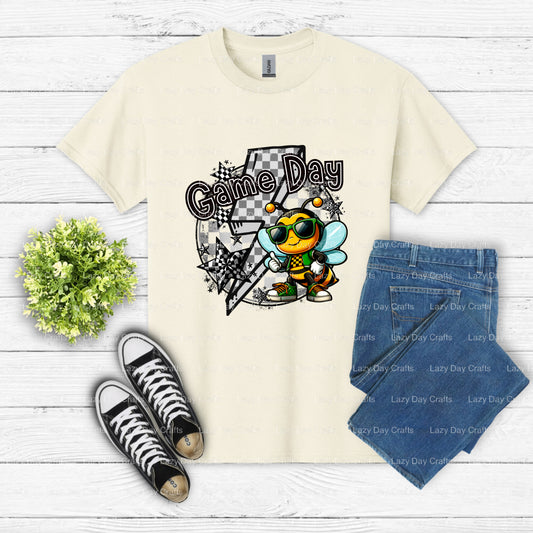GD HORNETS School Mascot – DTF Transfer (view 2 of 2) – by Lazy Day Crafts – DTF Transfers – School Mascot, Apparel Decor