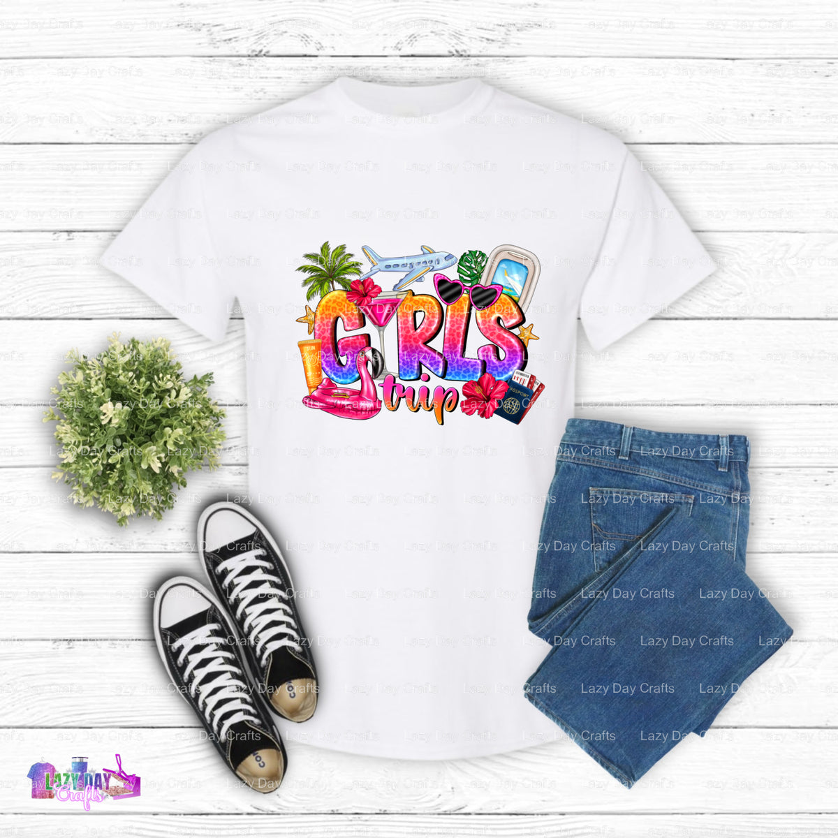 Girls Trip – DTF Transfer (view 1 of 2) – by Lazy Day Crafts – DTF Transfers – DTF Transfers, Premade DTF
