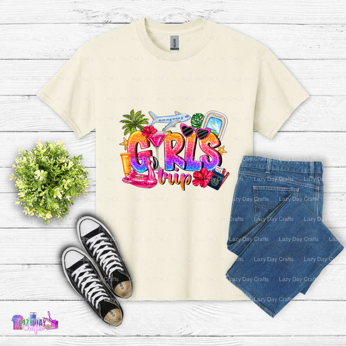 Girls Trip – DTF Transfer (view 2 of 2) – by Lazy Day Crafts – DTF Transfers – DTF Transfers, Premade DTF