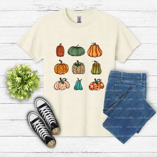 GIVE THANKS Pumpkin Fall – DTF Transfer (view 2 of 2) – by Lazy Day Crafts – DTF Transfers – DTF Transfers, custom apparel