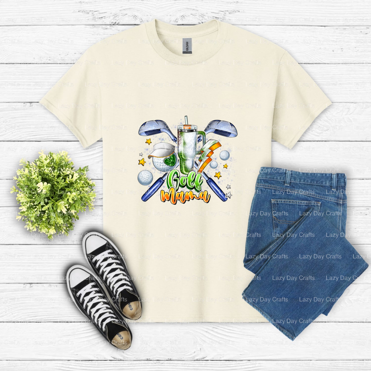 GOLFMAMA – Golf DTF Transfer (view 2 of 2) – by Lazy Day Crafts – DTF Transfers – DTF Transfers, Premade DTF