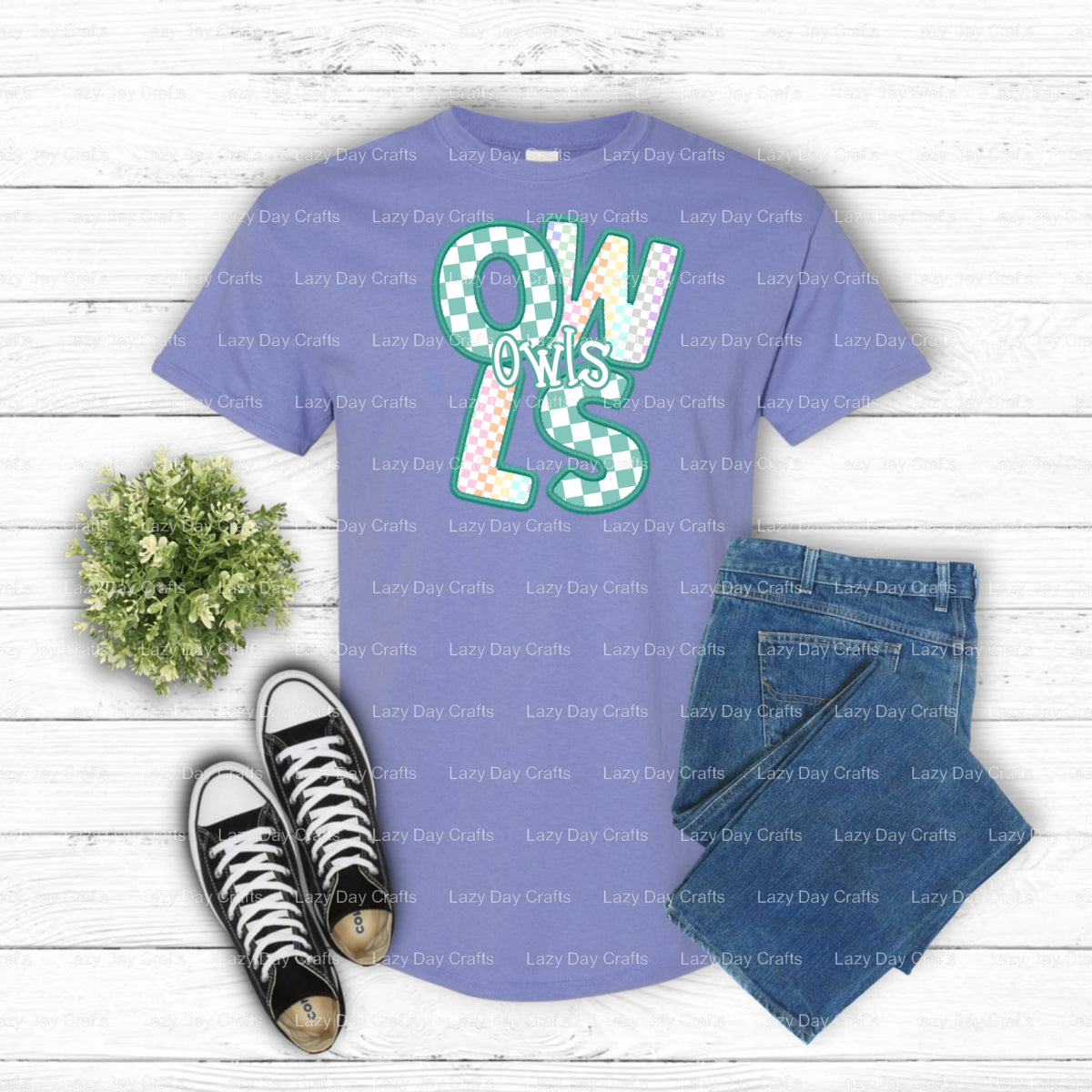 Graduation Owl Mascot – School Spirit DTF Transfer (view 1 of 2) – by Lazy Day Crafts – DTF Transfers – School Mascot, DTF...