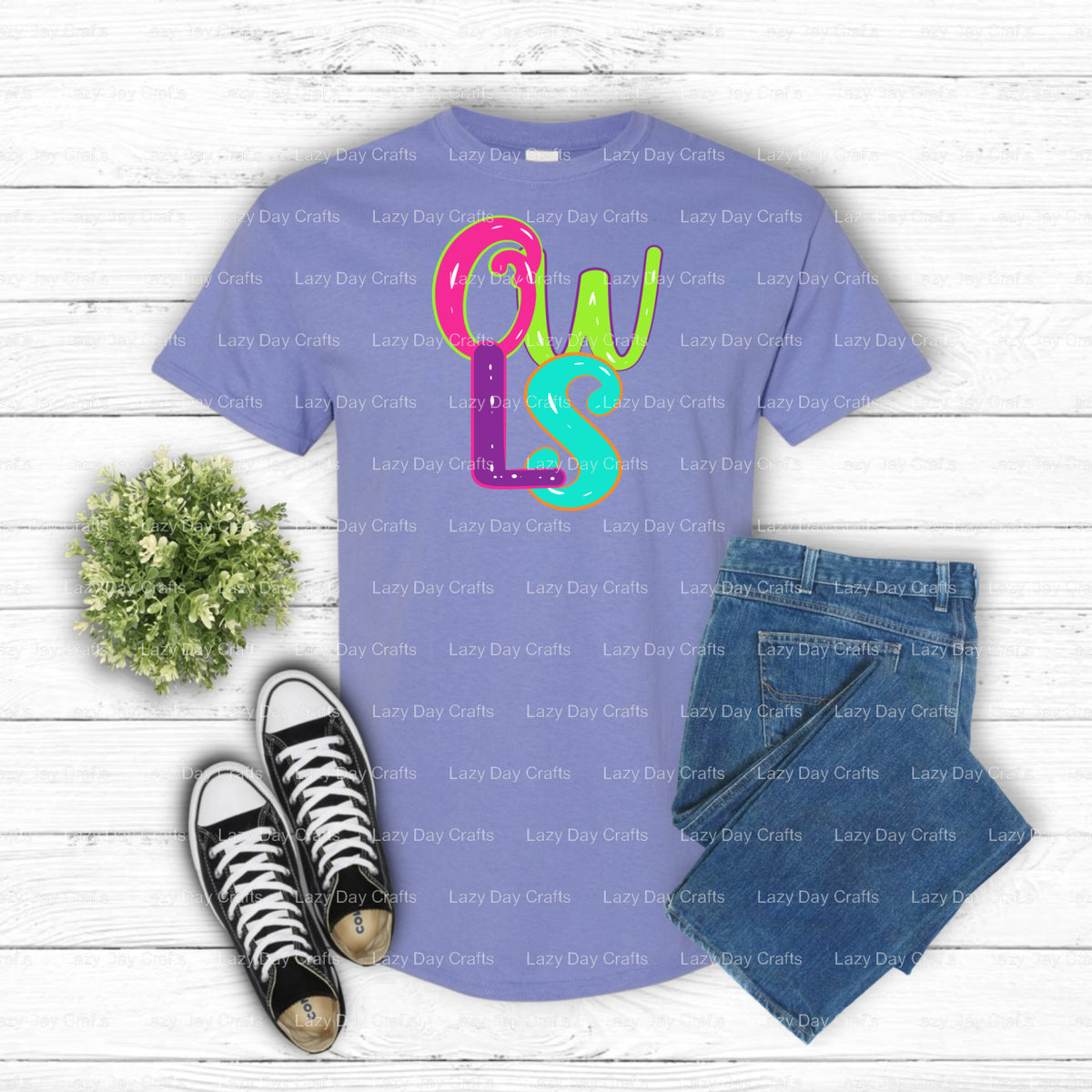 Graduation Owl School Mascot – DTF Transfer (view 1 of 2) – by Lazy Day Crafts – DTF Transfers – School Mascot, School Spirit