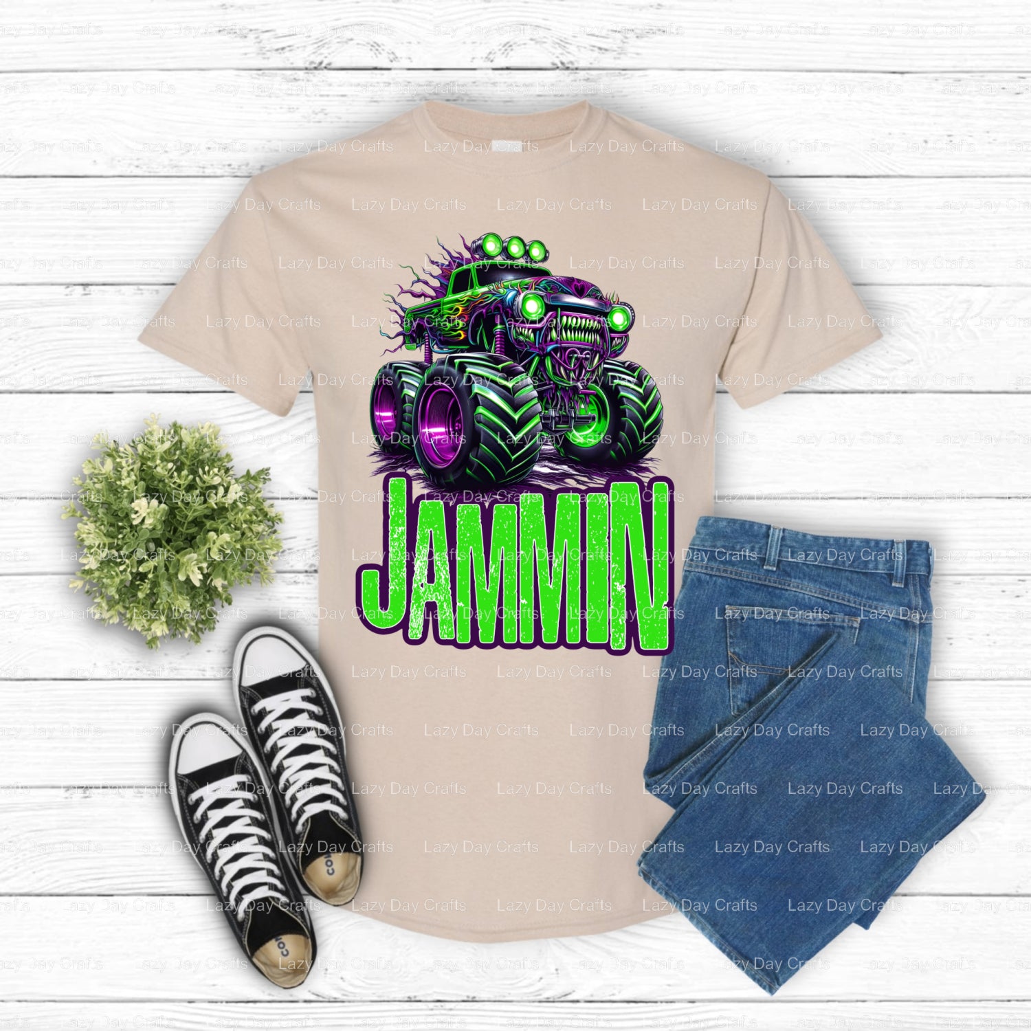 Grave Digger – Off Road DTF Transfer (view 2 of 2) – by Lazy Day Crafts – DTF Transfers – Off Road, DTF Transfers