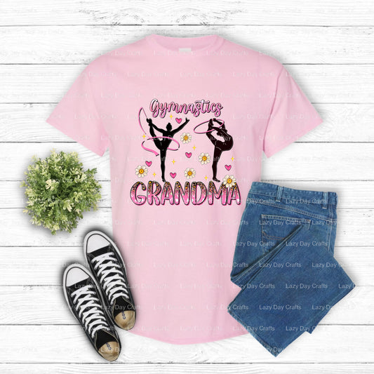 Gymnastics Grandma – Gymnastics DTF Transfer (view 2 of 2) – by Lazy Day Crafts – DTF Transfers – Gymnastics, DTF Transfers