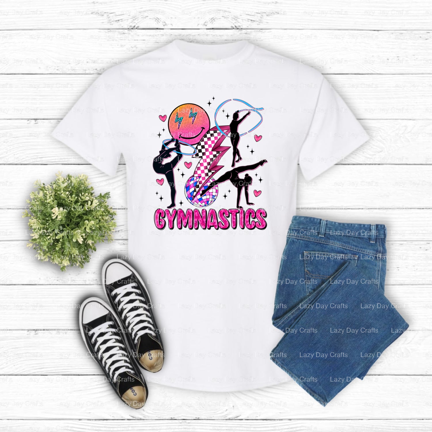 Gymnastics – Gymnastics DTF Transfer (view 1 of 2) – by Lazy Day Crafts – DTF Transfers – Gymnastics, DTF Transfers