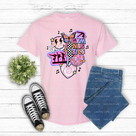 GYMNASTICS – Gymnastics DTF Transfer (view 2 of 2) – by Lazy Day Crafts – DTF Transfers – DTF Transfers, Premade DTF