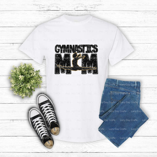 Gymnastics Mom – Gymnastics DTF Transfer (view 1 of 2) – by Lazy Day Crafts – DTF Transfers – Gymnastics, DTF Transfers