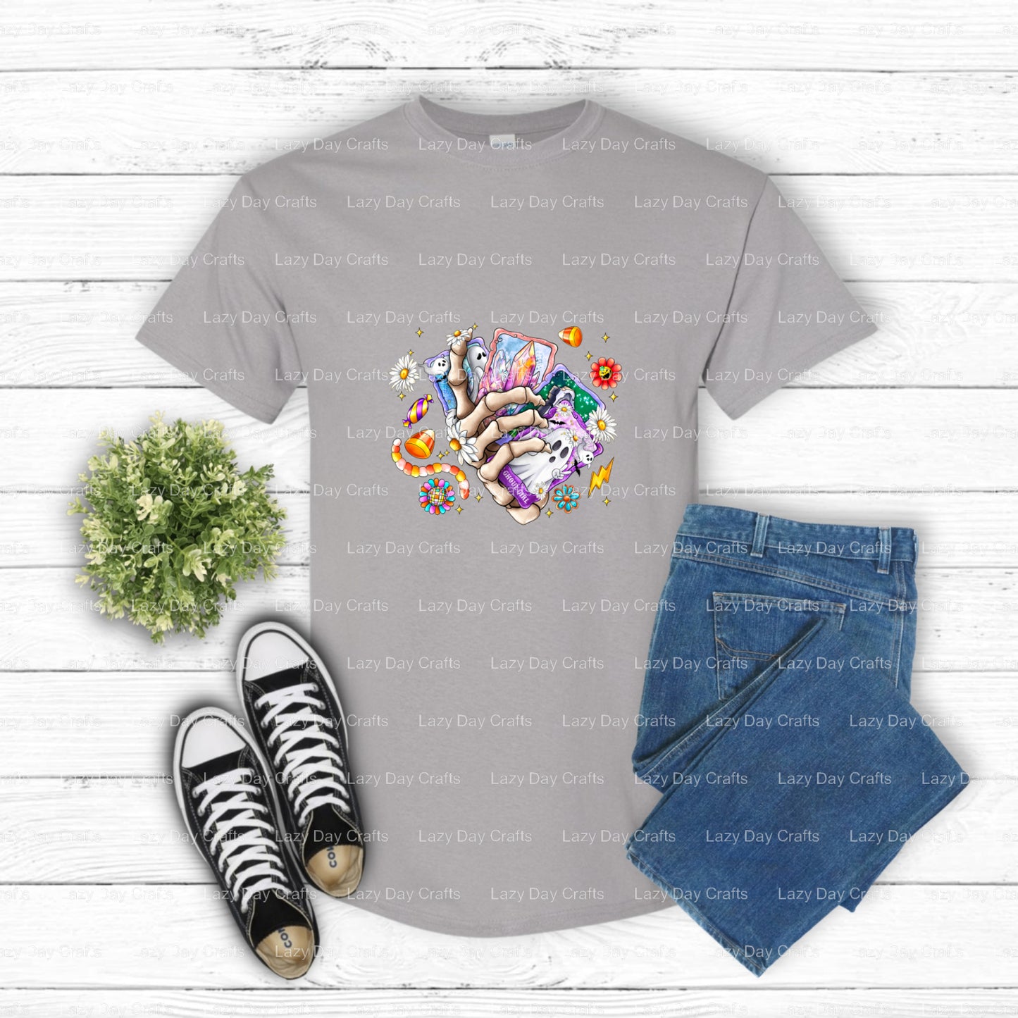 Halloween Tarots – Premade DTF Transfer (view 2 of 2) – by Lazy Day Crafts – DTF Transfers – DTF Transfers, custom apparel
