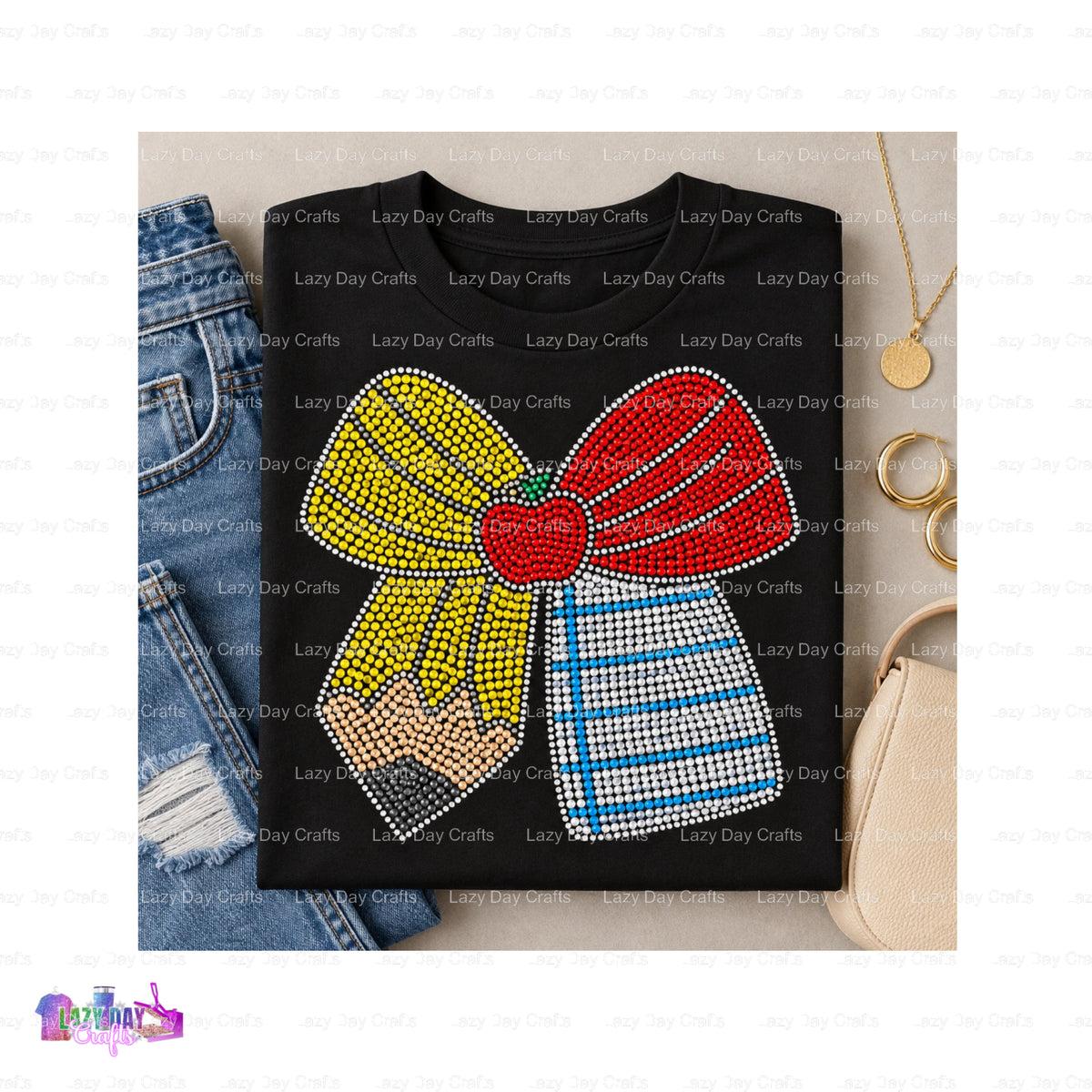 HAPPY FATHER'S DAY – Spangle Transfer – by Lazy Day Crafts – Spangle Transfers – Spangle Transfers, Premade DTF