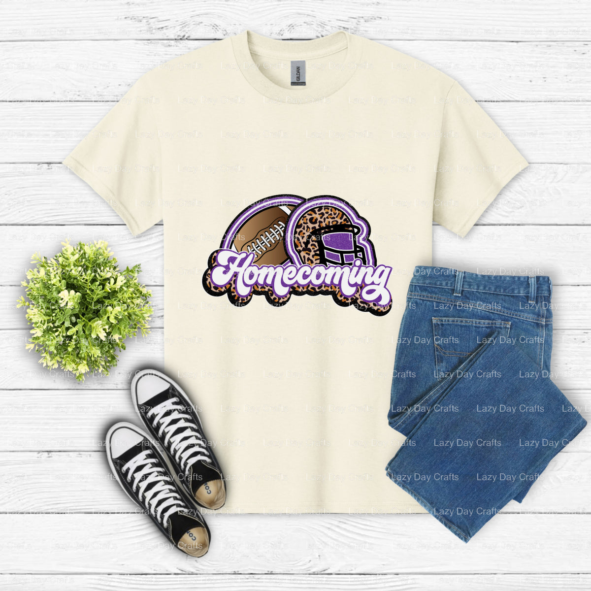 HOMECOMING – Custom Apparel DTF Transfer (view 2 of 2) – by Lazy Day Crafts – DTF Transfers – DTF Transfers, custom apparel