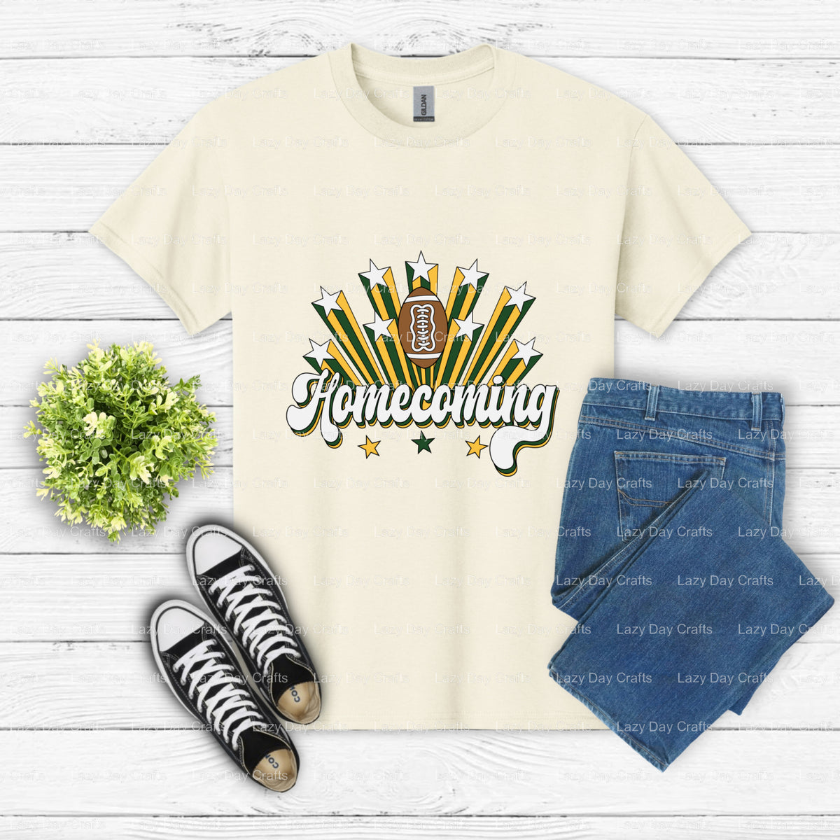 HOMECOMING – DTF Transfer (view 1 of 2) – by Lazy Day Crafts – DTF Transfers – DTF Transfers, Premade DTF