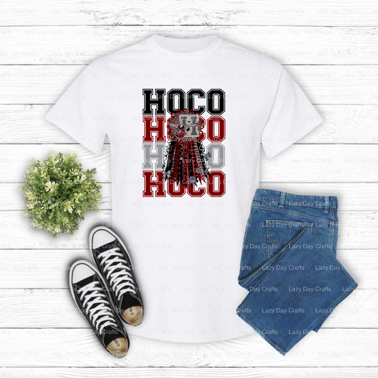 HOMECOMING MUM – DTF Transfer (view 1 of 2) – by Lazy Day Crafts – DTF Transfers – DTF Transfers, Premade DTF
